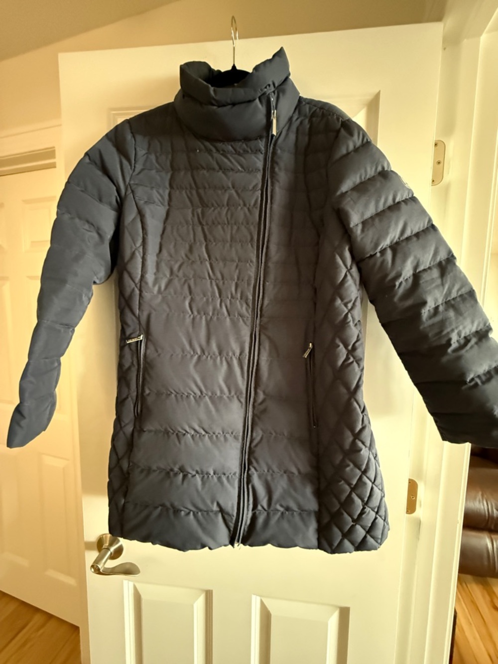 Michael Kors Packable Down Jacket - Dark Blue